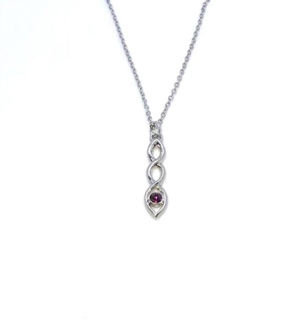 Celtic Traigheil Amethyst Pendant