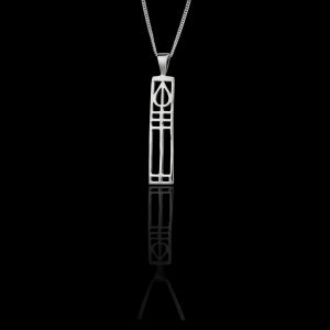 Mackintosh Lines Silver Pendant