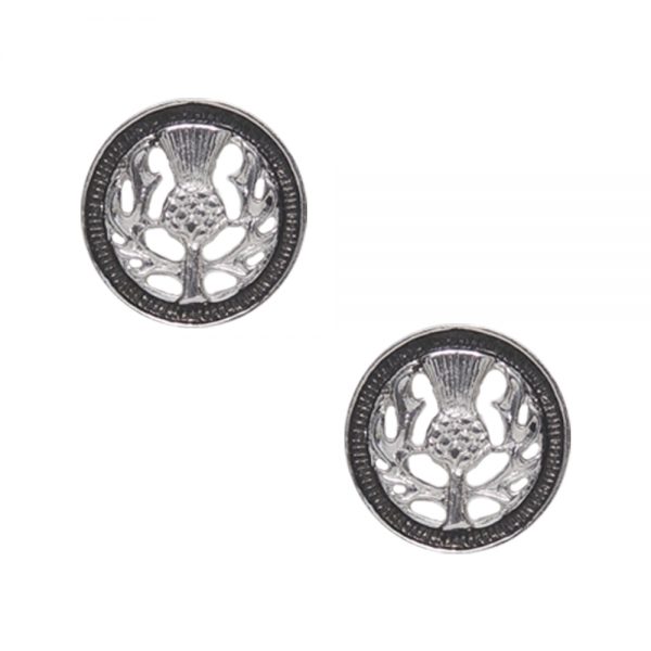 112 AP Scottish Thistle Cufflinks