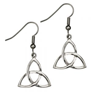 Celtic Crinan Knot Drop Earrings