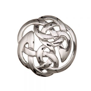 Celtic Pewter Lindisfarne Brooch