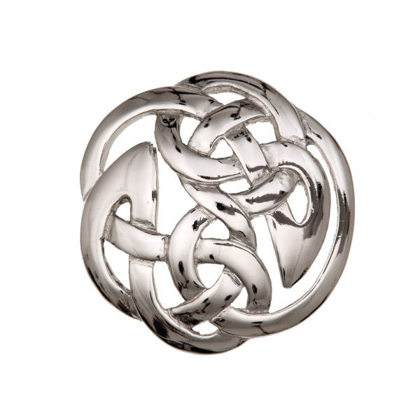 Celtic Pewter Lindisfarne Brooch