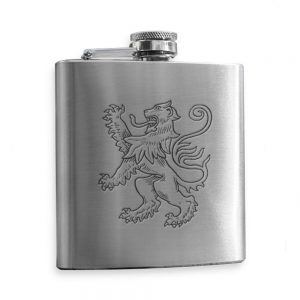 Lion Rampant Hip Flask