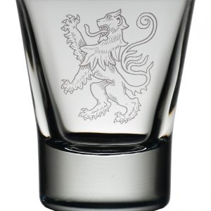 Lion Rampant Dram Glass