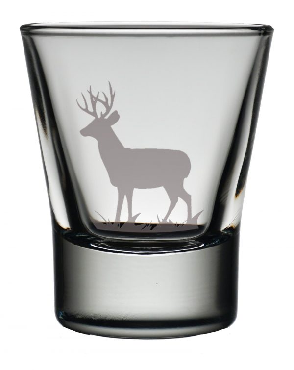 Wild Stag Dram Glass