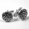 Celtic Trinity Knot Round 925 Cufflinks