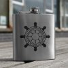 The Helm wheel Hip Flask