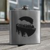 Steam Train Hip Flask