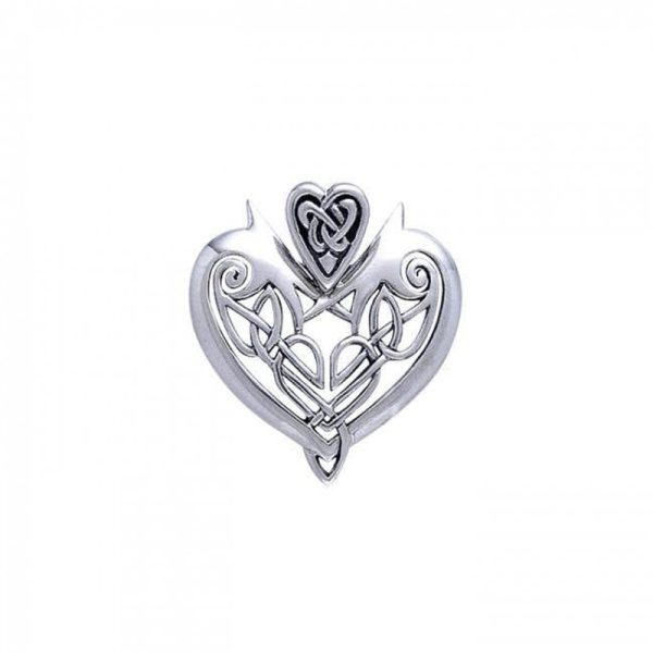 Celtic Heart Knotwork Pendant