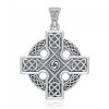 Square Ornate Celtic Cross Pendant