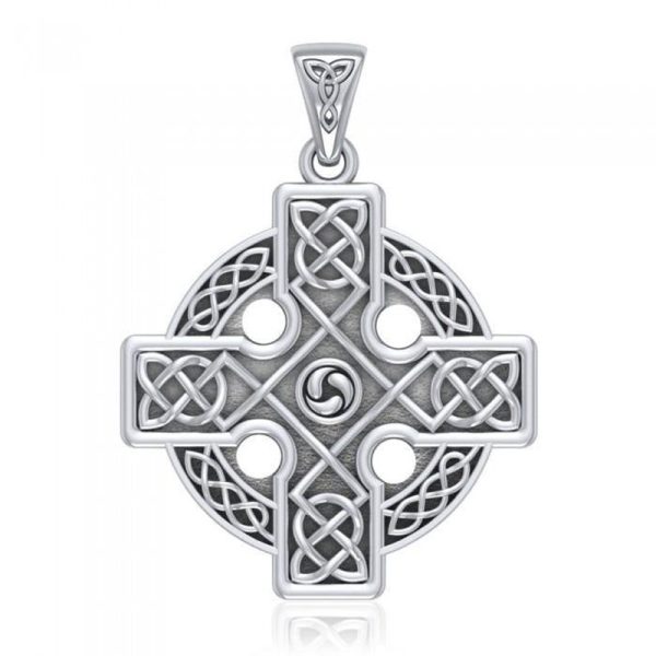 Square Ornate Celtic Cross Pendant