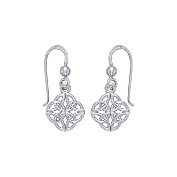 Celtic Knotwork Earrings 925 Sterling Silver