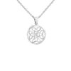 Celtic Trinity Four Knots 925 Sterling Silver Round Pendant 9392