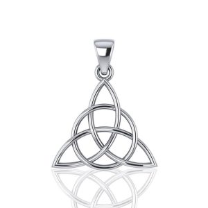 Celtic Triquetra Pendant 925 Sterling Silver TP3378