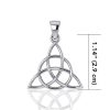 Celtic Triquetra Pendant 925 Sterling Silver TP3378