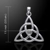 Triquetra Pendant with Rainbow Moonstone 923 Sterling Silver TP3380